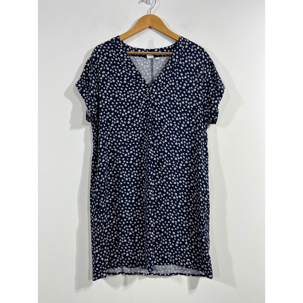 Gap Preppy Old Money Floral Ditsy Cottagecore Shift Dress Womens Medium Coastal